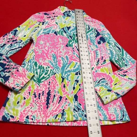 Lilly Pulitzer Let’s Cha Cha Popover Sweatshirt Size Small - Picture 8 of 9